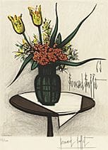 Bernard BUFFET, Bouquet de fleurs (de SORLIER), 
S