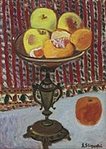 SUZUKI Shintaro, Pommes, 
huile sur toile, P8 (45,