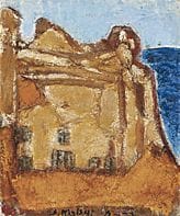 MIGISHI Setsuko, Paysage de Cagnes, 
1970, huile s