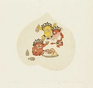 TAKISHITA Kazuyuki, Onigashima (série de 12), 
eau