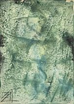 SUDA Kokuta, Abstrait, 
gouache sur papier, dimens