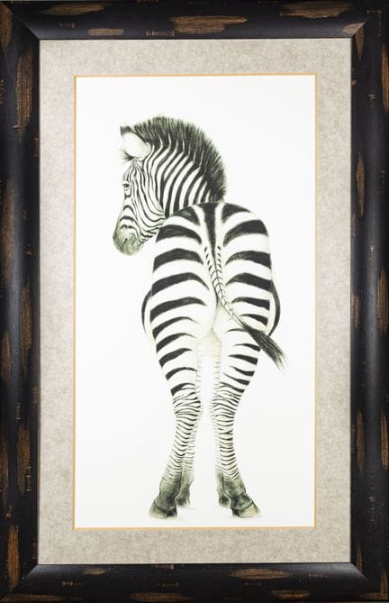 Zebra
Stampa digitale 
Sotto vetro, bellissima cor
