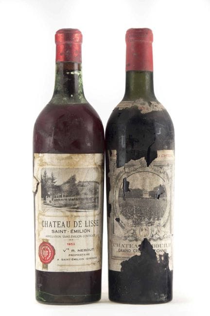 Un lote que incluye :
1 Château de Lisse 1955 Sain