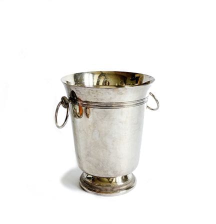 Cubo para botellas con forma de cucurucho, de meta