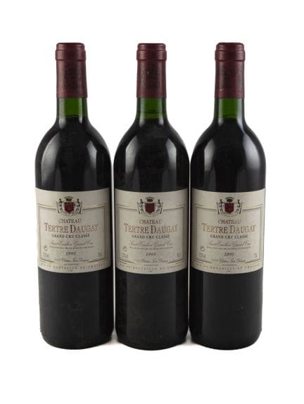 3 botellas de Saint-Émilion, Grand Cru Classé, Châ