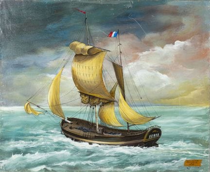 SCUOLA FRANCESE DEL XX SECOLO
La Galiote francese 