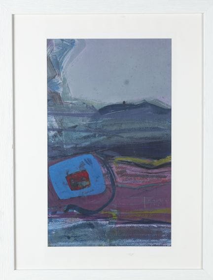 Michel LARIVIERE (1941) 
Paesaggio astratto
Guazzo