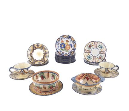 HENRIOT QUIMPER
Servizio da tavola in maiolica sma