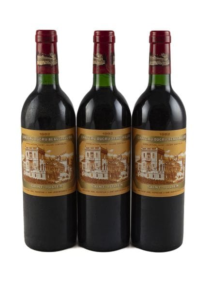 3 botellas de Saint Julien, Château Ducru-Baucaill