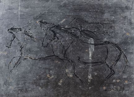 Mick MICHEYL (1922-2019)
Cavalli
Stampa su lastra 