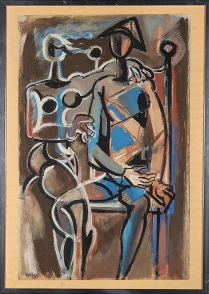 Roger HERSON (1922-2008) 
Personaggi
Acquerello fi