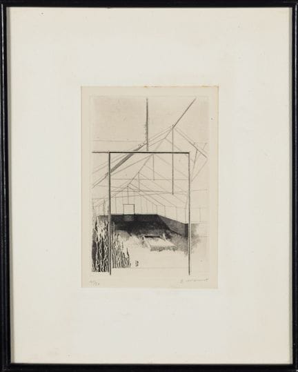 Bernard MONINOT (1949)
"Vista di una serra"
Incisi