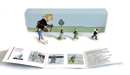HERGE - Collezione "Lisez Tintin"
Set di mini-figu