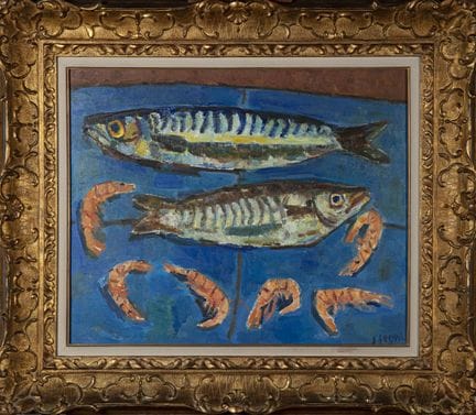 Simon SEGAL (1898–1969)
Still Life with Fish and S