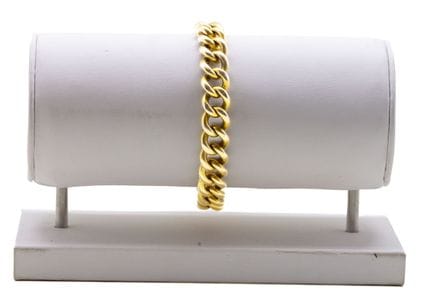 Bracelet en or jaune 18 K (750/1000), fermoir cliq