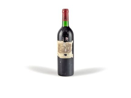 1 bottle of Château Lafite Rothschild, 
No date
La