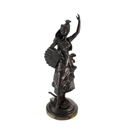 Alphonse COLLE (1857-1935)
"Carmen"
Bronze à patin