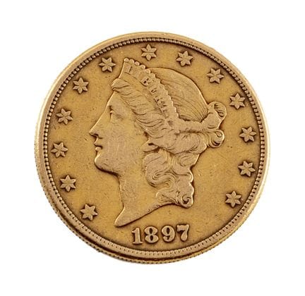 ETATS-UNIS 
Pièce de 20 dollars or Liberty tête co