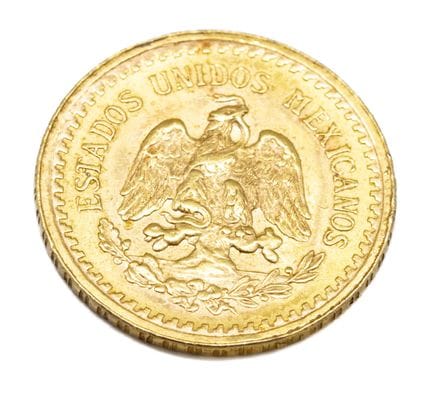 MEXIQUE 
1 Pièce de 2 1/2 Pesos en or Miguel Hidal