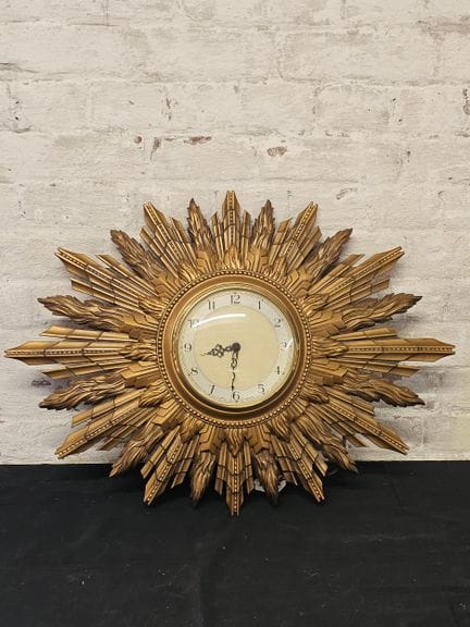 Grande horloge murale Art déco datant des années 1