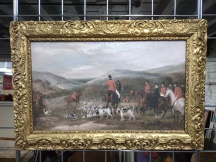Reproduction moderne sur toile de l'œuvre de Franc