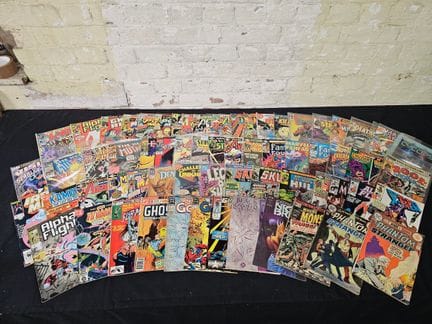 Collection de bandes dessinées vintage Marvel et D