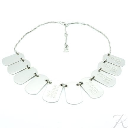 DIOR by Galliano ID-Tag New Look 1947 
Collana: un