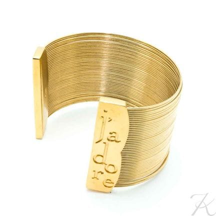 Bracciale a cuffia Christian DIOR J'adore 2001 
L'