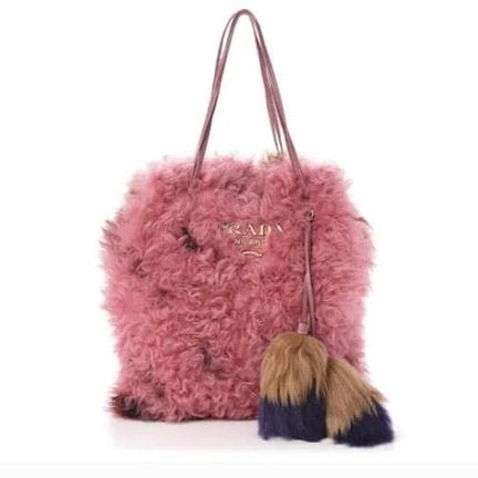 Borsa da collezione PRADA in rara pelliccia di mon