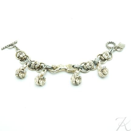 Alexis LAHELLEC Bracciale in stile surrealista, 19