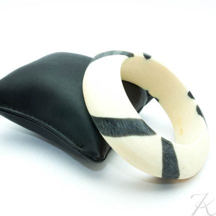 Bracciale artistico vintage in resina Migeon &amp;