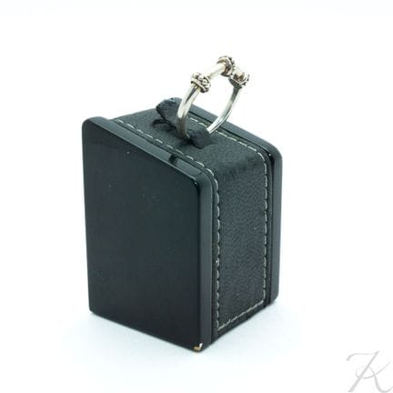 Anello vintage in argento stile tribale boho chic 