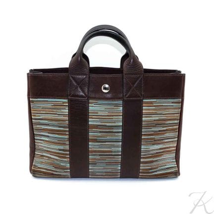 HERMÈS Rara borsa Tote "Art leather" Vibrato PM 20