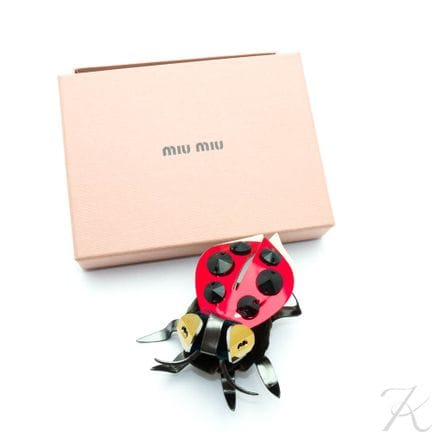 MIU MIU „Lucky Ladybug“-Brosche, ca. 2010 
Ein Glü