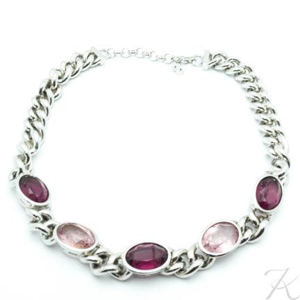 Collana Christian DIOR "Purple Rock Chic" degli an