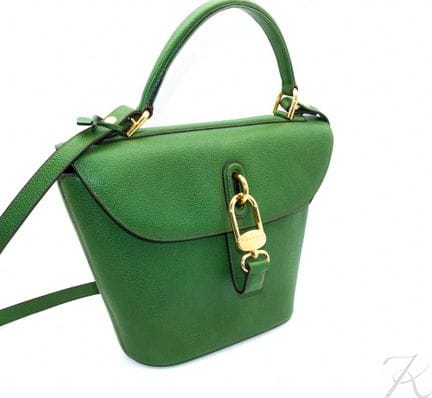 Borsa DELVAUX Le Magicien verde, 2000 circa 
Lanci