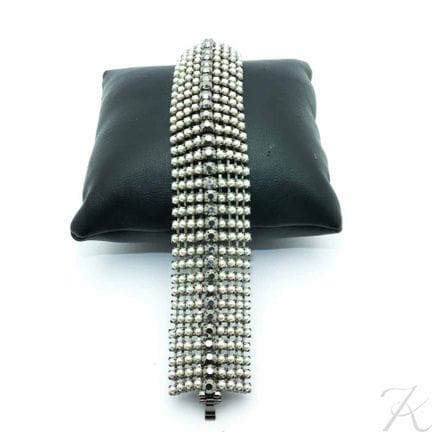 Bracciale Christian DIOR con perle, fine anni '70-
