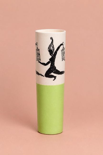 Jean BOGGIO (1963)
Große Vase 
Glasierte Keramik
S