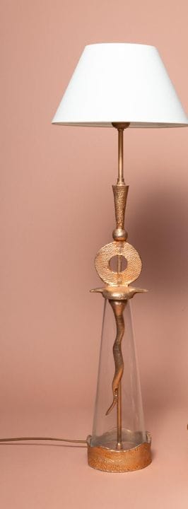 Pierre CASENOVE (nato nel 1943)
Lampada 
Alluminio