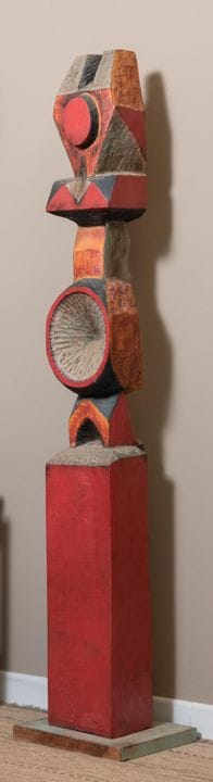 Albert POIZAT (geb. 1940)
Totem
Polychrom geschnit