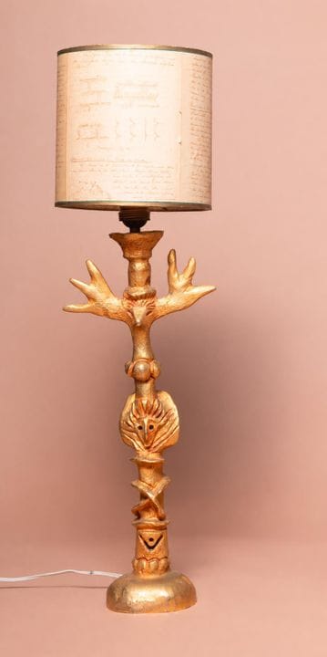 Pierre CASENOVE (nato nel 1943)
Lampada zoomorfa
F