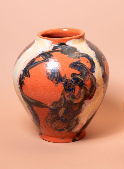 Patrick BOCCA ROSSA (1954) in Vallauris
Vase
Glaze