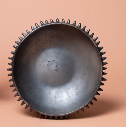 Anonymous potter
Spiked bowl 
Glazed ceramic 
Made