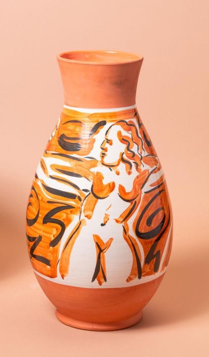 Patrick BOCCA ROSSA (1954) in Vallauris
Vase
Glaze