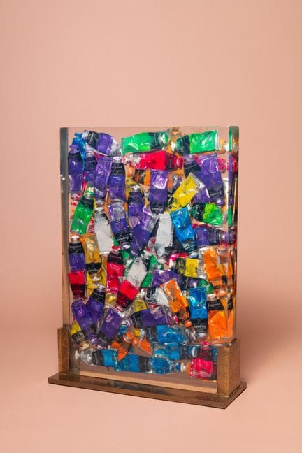 ARMAN (1928-2005)
Tubos de pintura
Inclusión (tubo