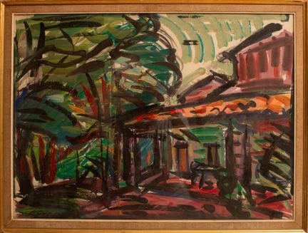 Antoine FERRARI (1910–1995)
Der Garten
Gouache auf
