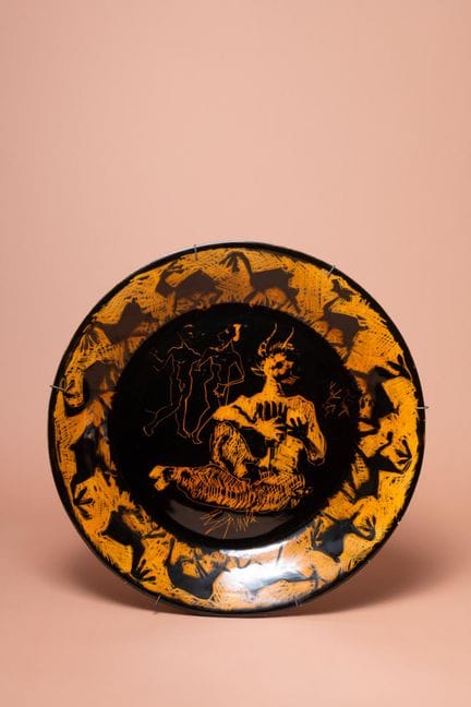 Henri PLISSON (1908-2002)
Piatto grande
Ceramica s