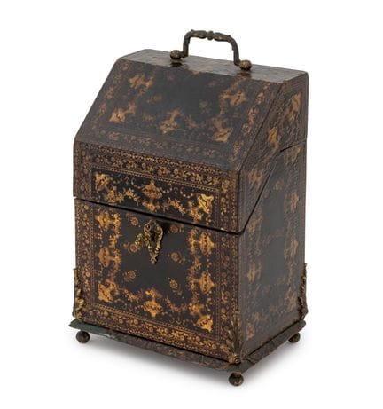 Compendium en cuir de style Louis XV, XVIIIe siècl