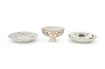 Oggetti in porcellana cinese “Famille Rose”, 3
Col
