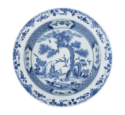 Vaso da tavola in porcellana cinese blu e bianca
V